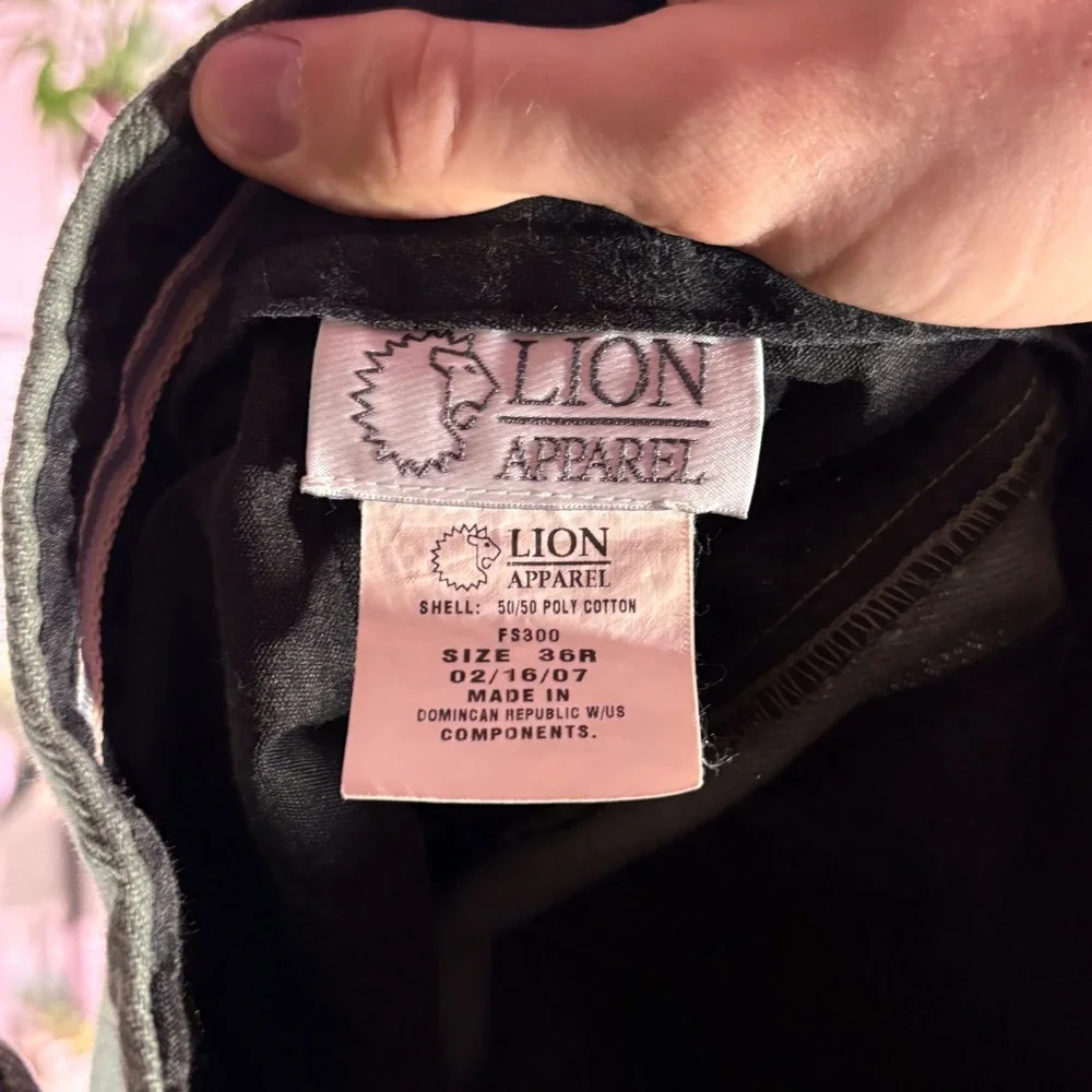 Lion Apparel Green Work Pants | Men's 36R Utility Straight Leg